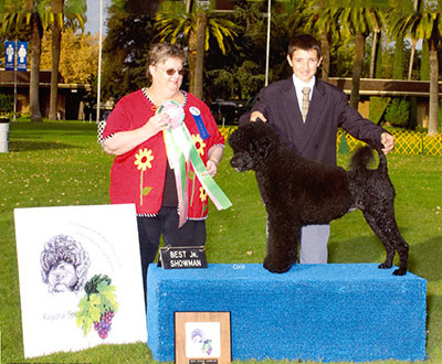 Best Junior handler 2003